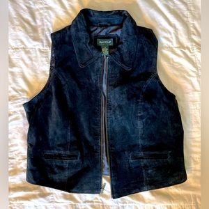 Vintage hunt club suede vest